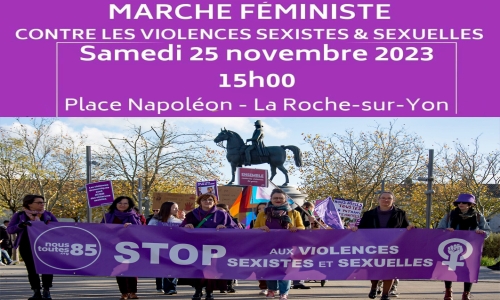 La Roche-sur-Yon. « #NousToutes85 : Mobilisation contre les violences faites aux femmes le 25 novembre »