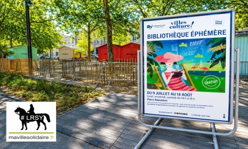La Roche-sur-Yon. La bibliothèque éphémère s'installe place Napoléon jusqu'au 14 août 2026.