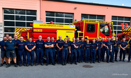 La Roche-sur-Yon. Vingt sapeurs-pompiers vendéens envoyés en renfort pour lutter contre l'incendie en Gironde