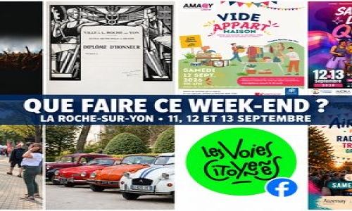 La Roche-sur-Yon. Que faire ce week-end des 11, 12 et 13 septembre ?