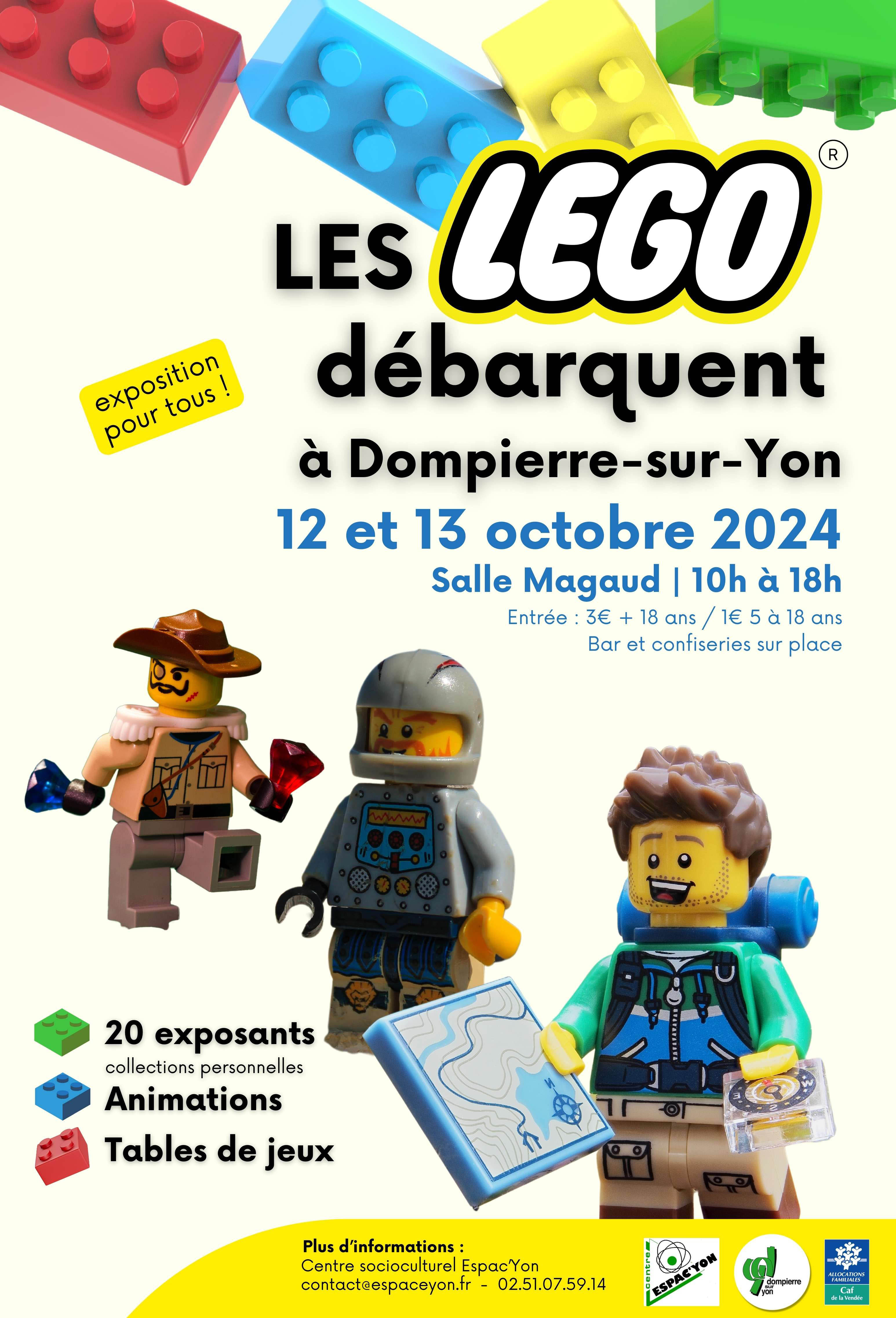 Exposition LEGO® – 12 & 13 octobre 2024 à Dompierre-sur-Yon