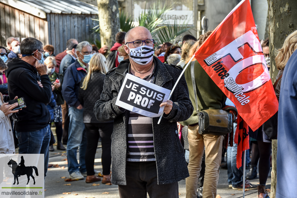 HOMMAGE Samuel Paty la Roche sur Yon 2