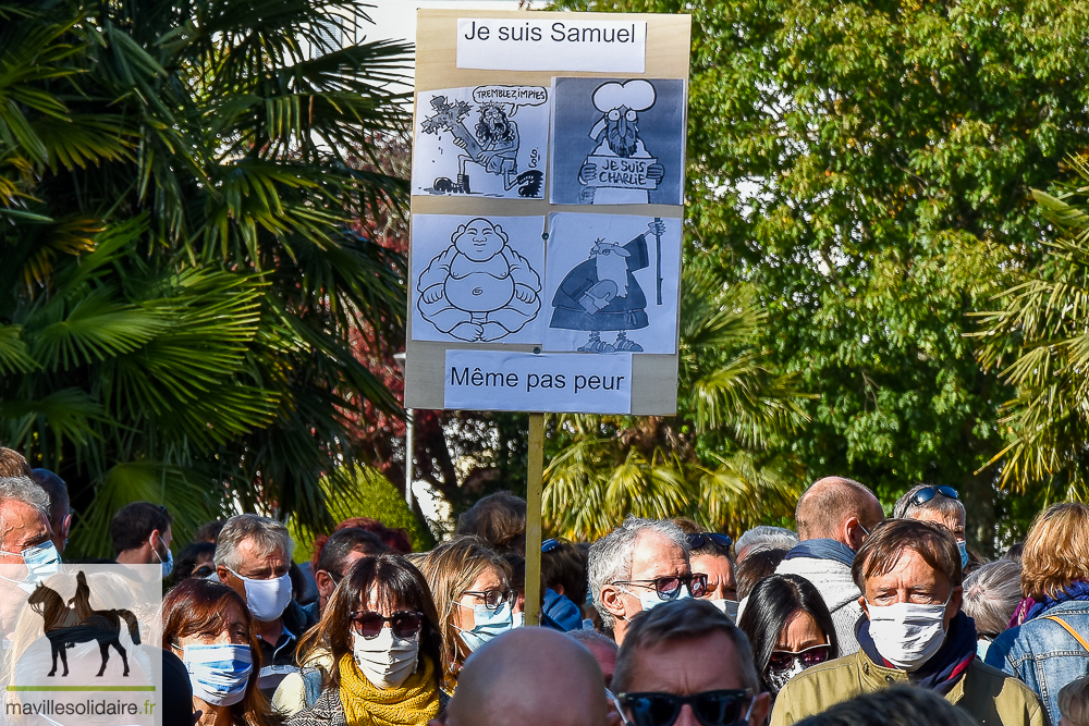 HOMMAGE Samuel Paty la Roche sur Yon 2