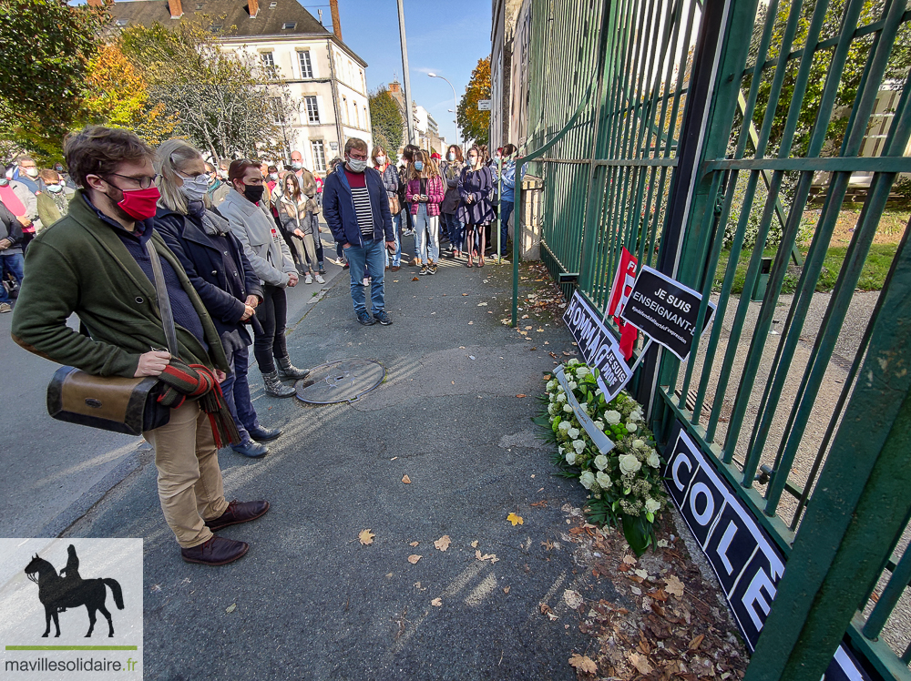 HOMMAGE Samuel Paty la Roche sur Yon 2