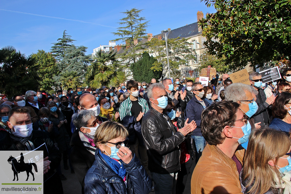 HOMMAGE Samuel Paty la Roche sur Yon 1 9