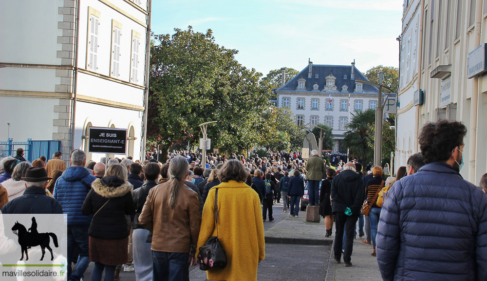 HOMMAGE Samuel Paty la Roche sur Yon 1 9