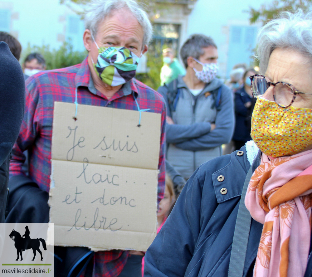 HOMMAGE Samuel Paty la Roche sur Yon 1 9