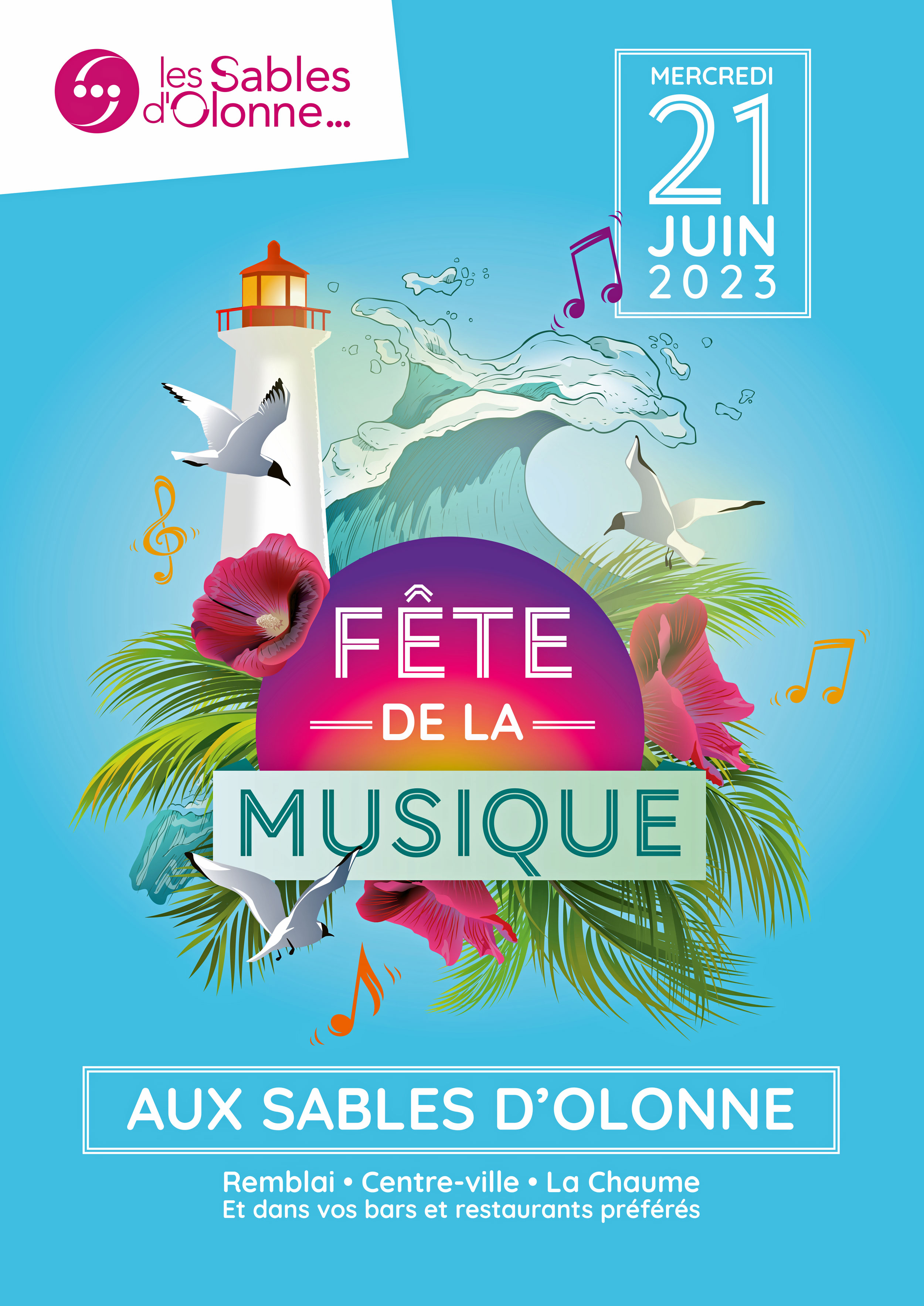Fête de la Musique aux Sables d'Olonne - 21 juin 2023