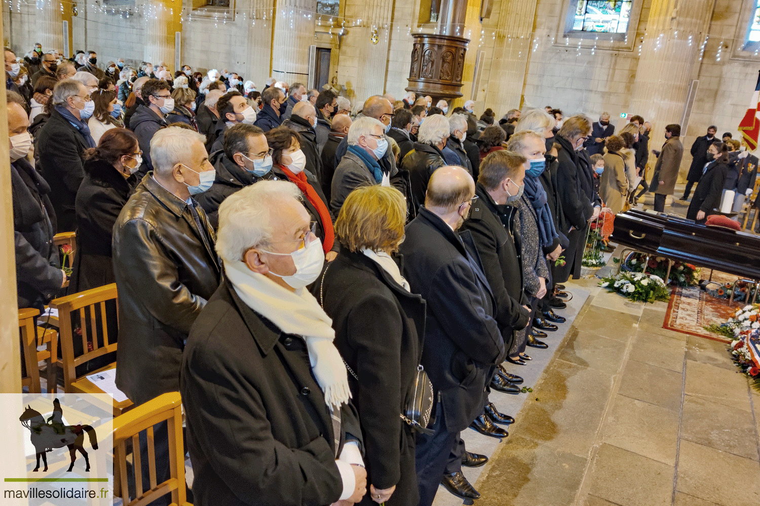 Enterrement Jacques Auxiette La Roche sur Yon mavillesolidaire