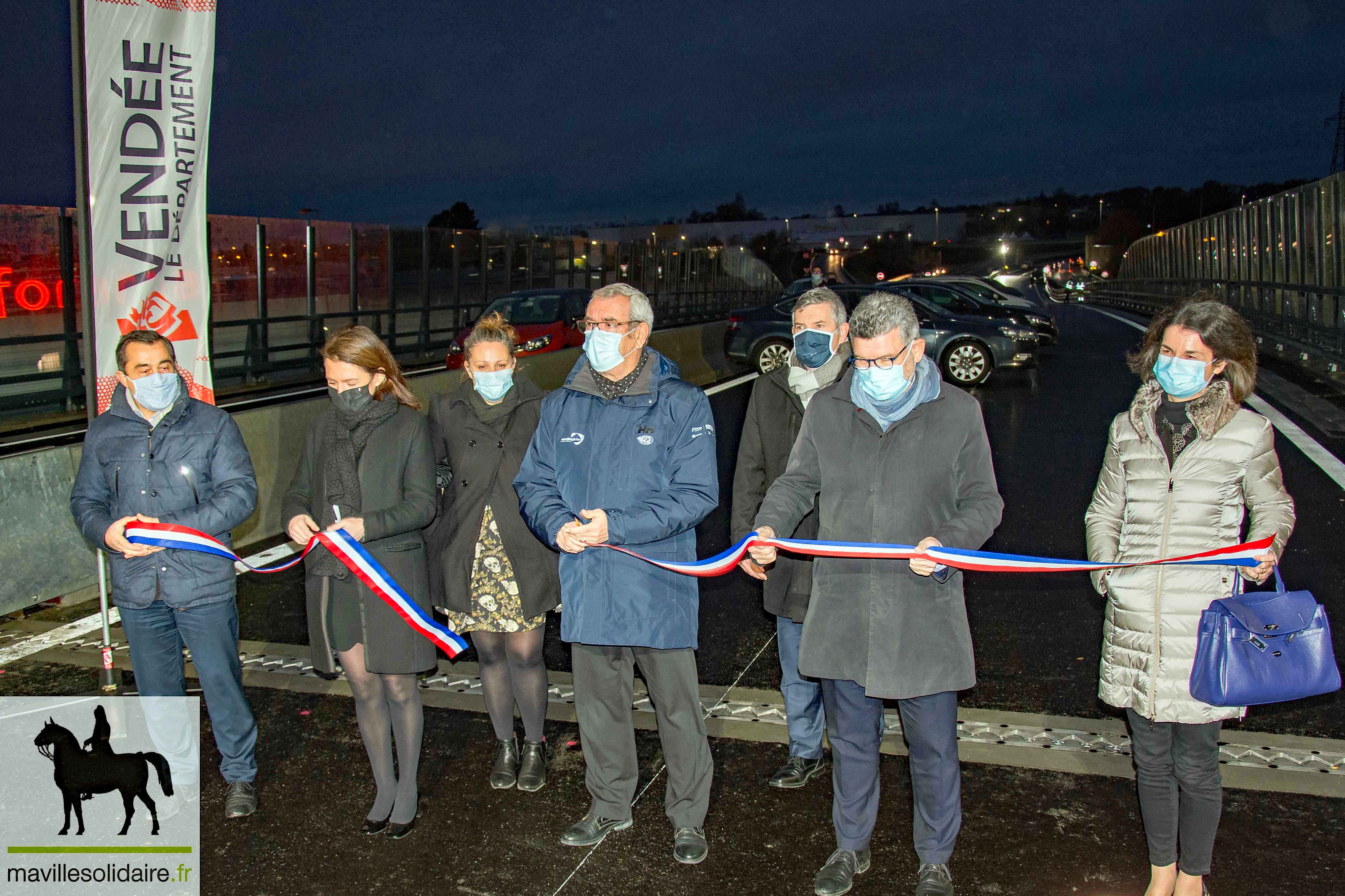 inauguration viaduc au dessus du giratoire Palassy