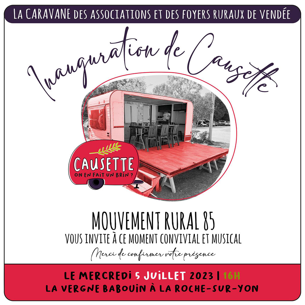 "Causette" : La Caravane qui anime les territoires ruraux de Vendée