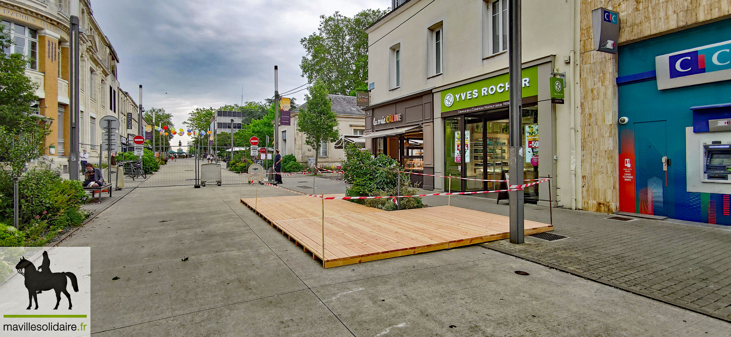 AMENAGEMENT RUE CLEMENCEAU LA ROCHE SUR YON Vendée ma ville solidaire 