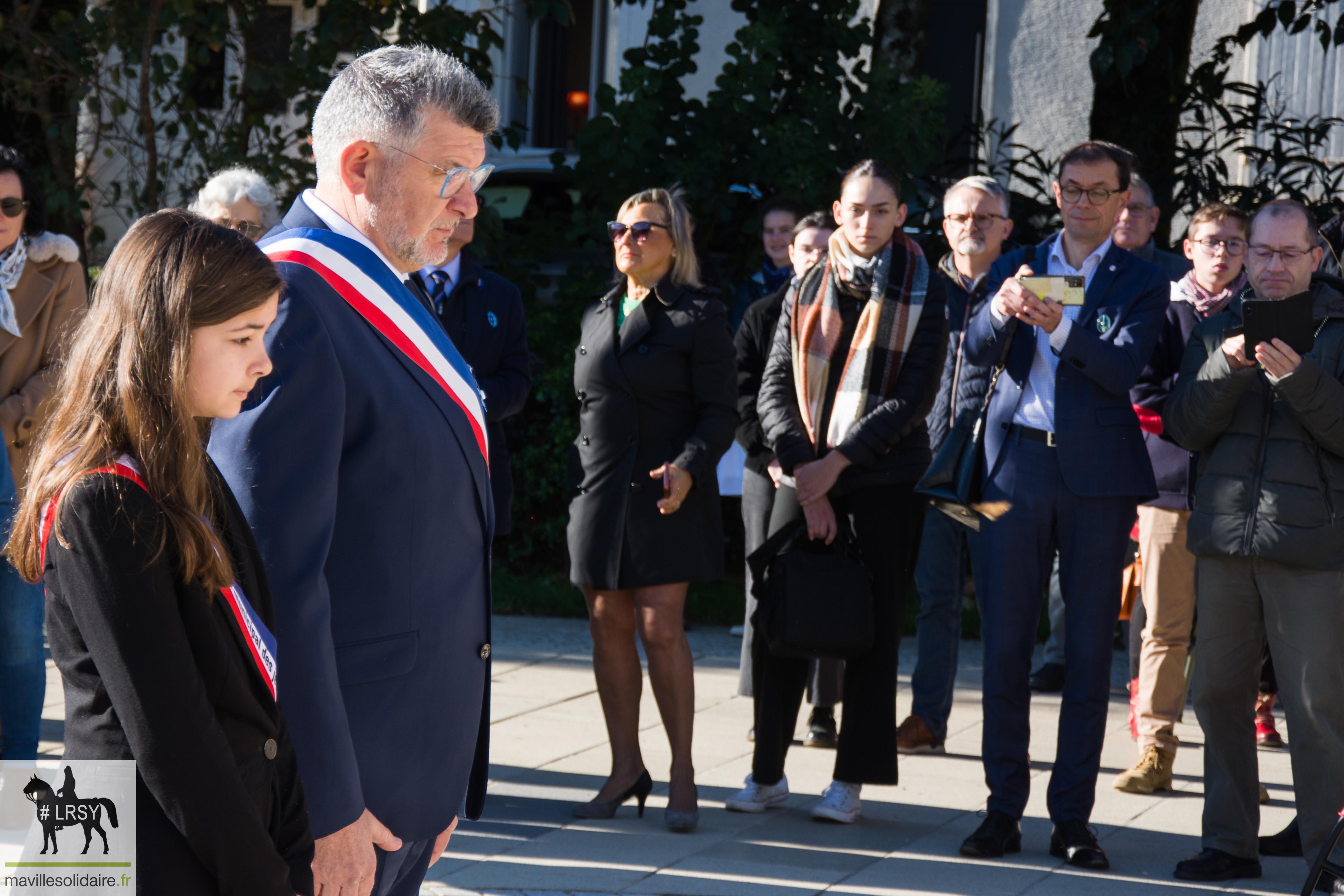 11 novembre 2022 cérémonie LRSY mavillesolidaire.fr 6