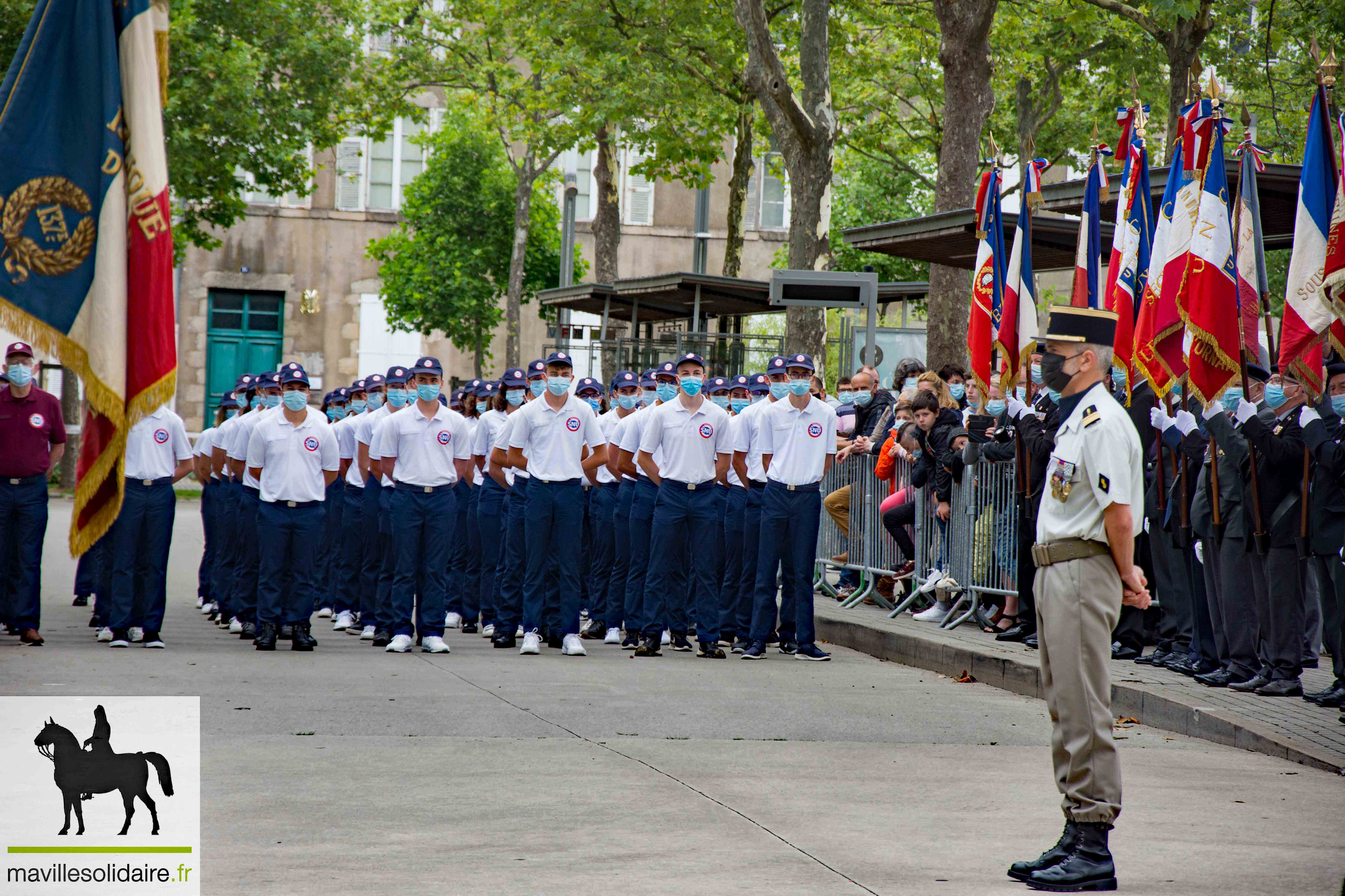 DEFILE 14 JUILLET 2021 LA ROCHE SUR YON Vendée ma ville solidaire 2