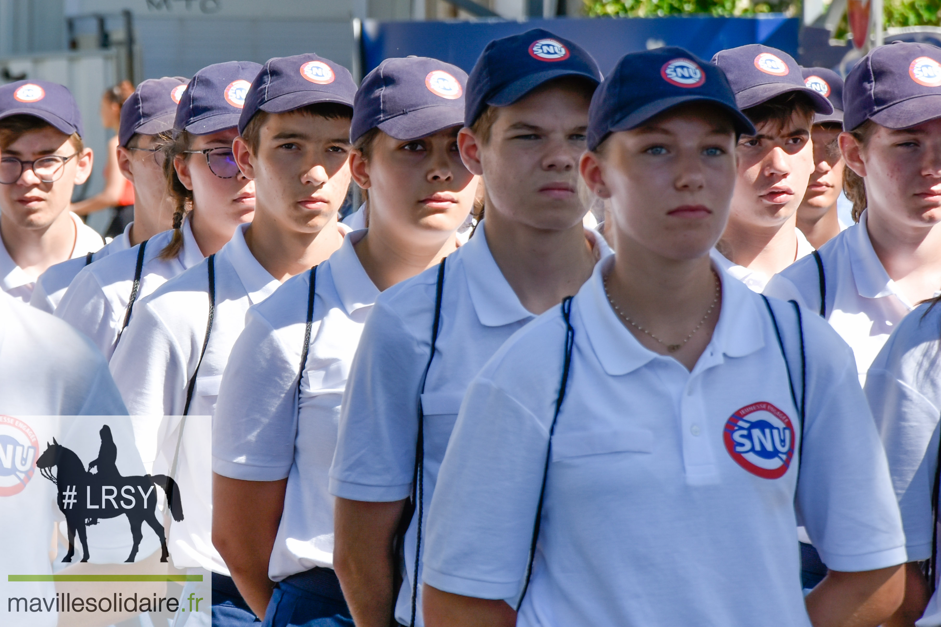 14 juillet 2022 défilé SNU La Roche sur Yon LRSY mavillesolidaire.fr 2 14