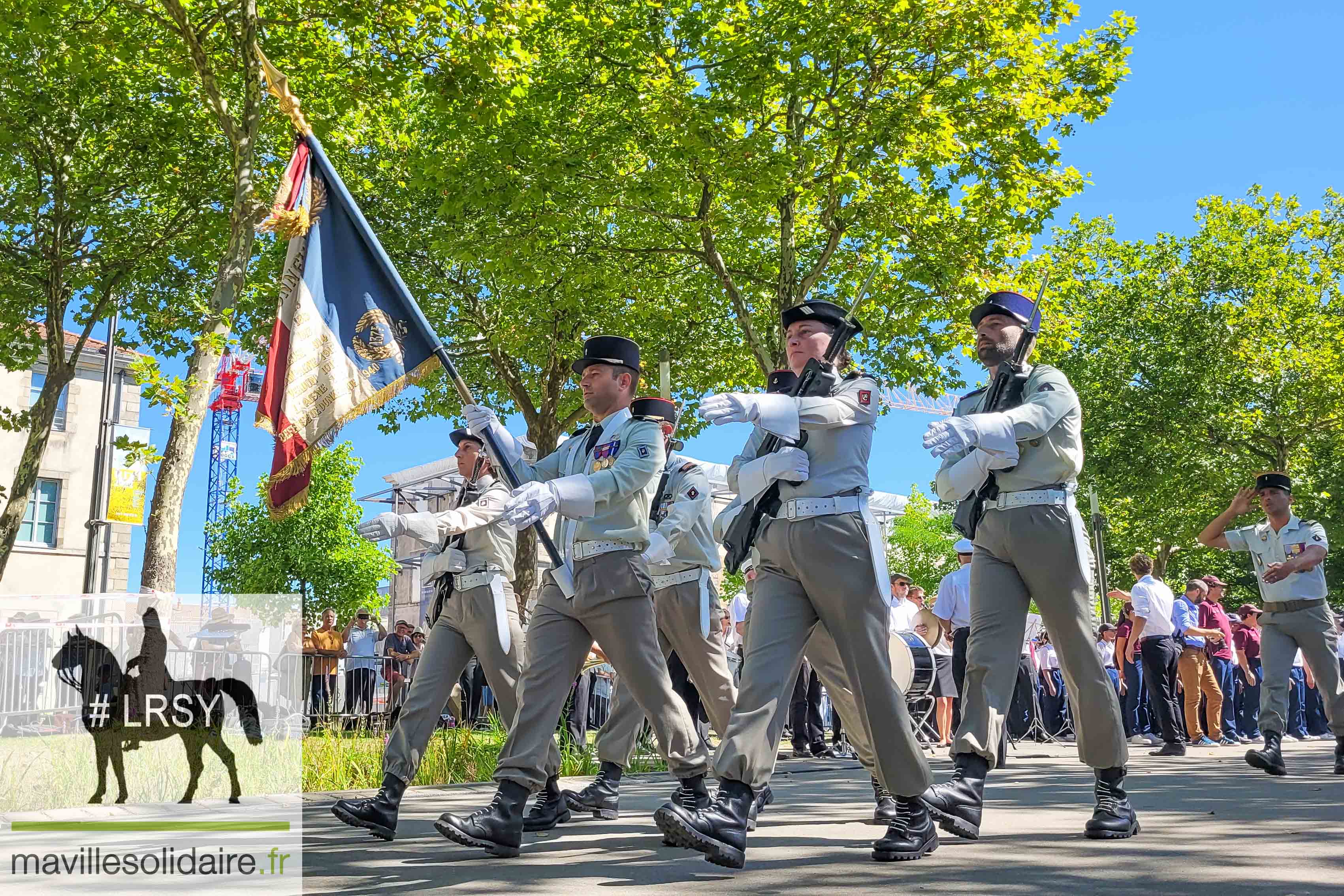 14 juillet 2022 défilé SNU La Roche sur Yon LRSY mavillesolidaire.fr 2 23