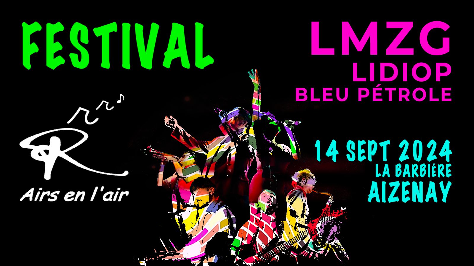 Festival Airs en l'Air Aizenay le 14 septembre 2024