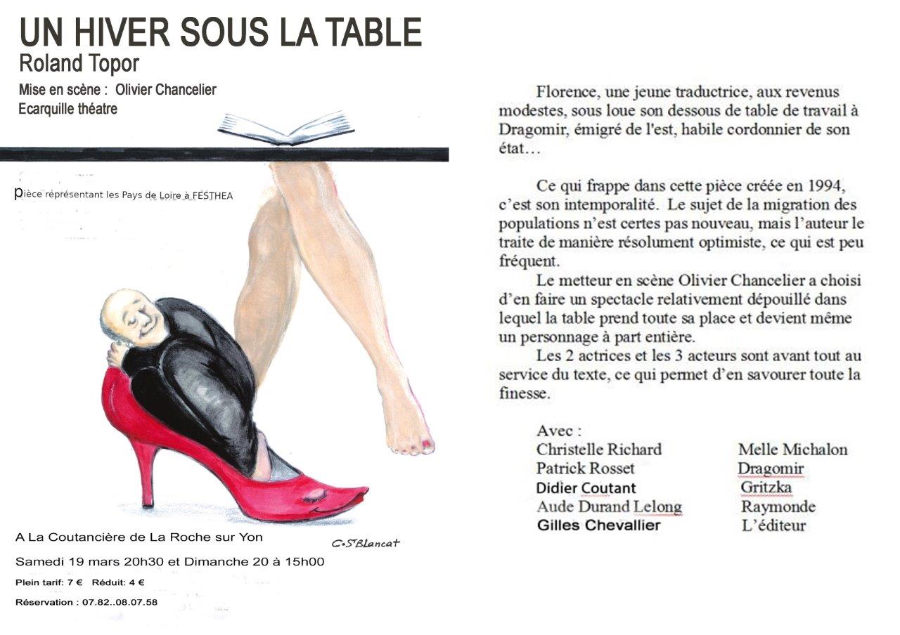"UN HIVER SOUS LA TABLE"