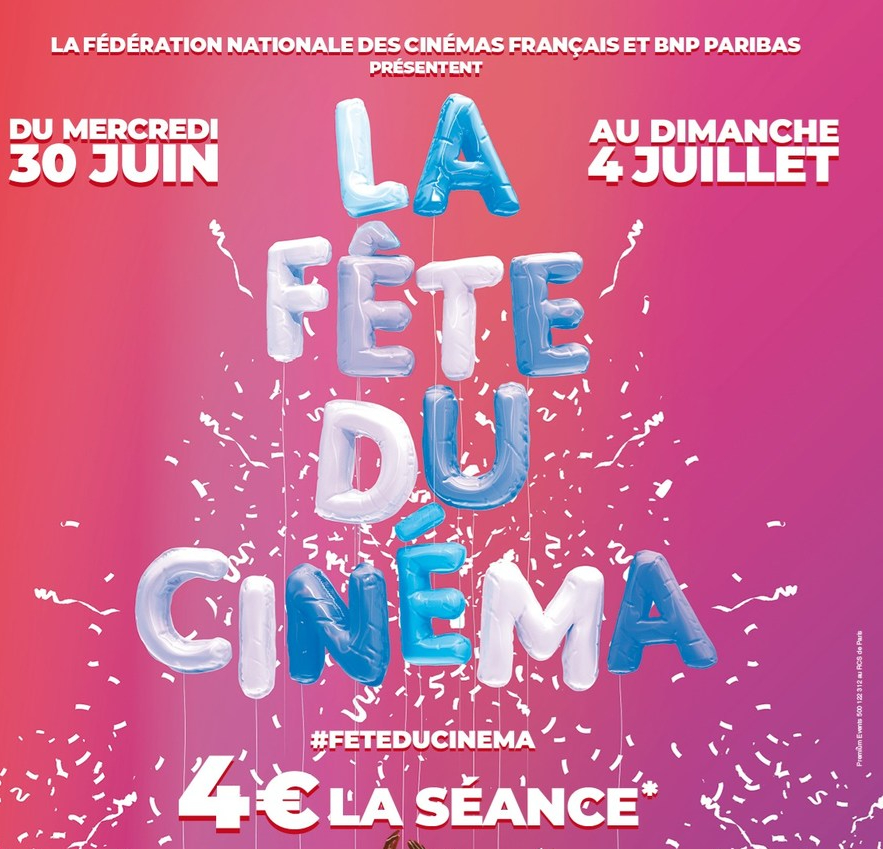 Fête du cinémé du 30 Juin au 4 juillet 2022