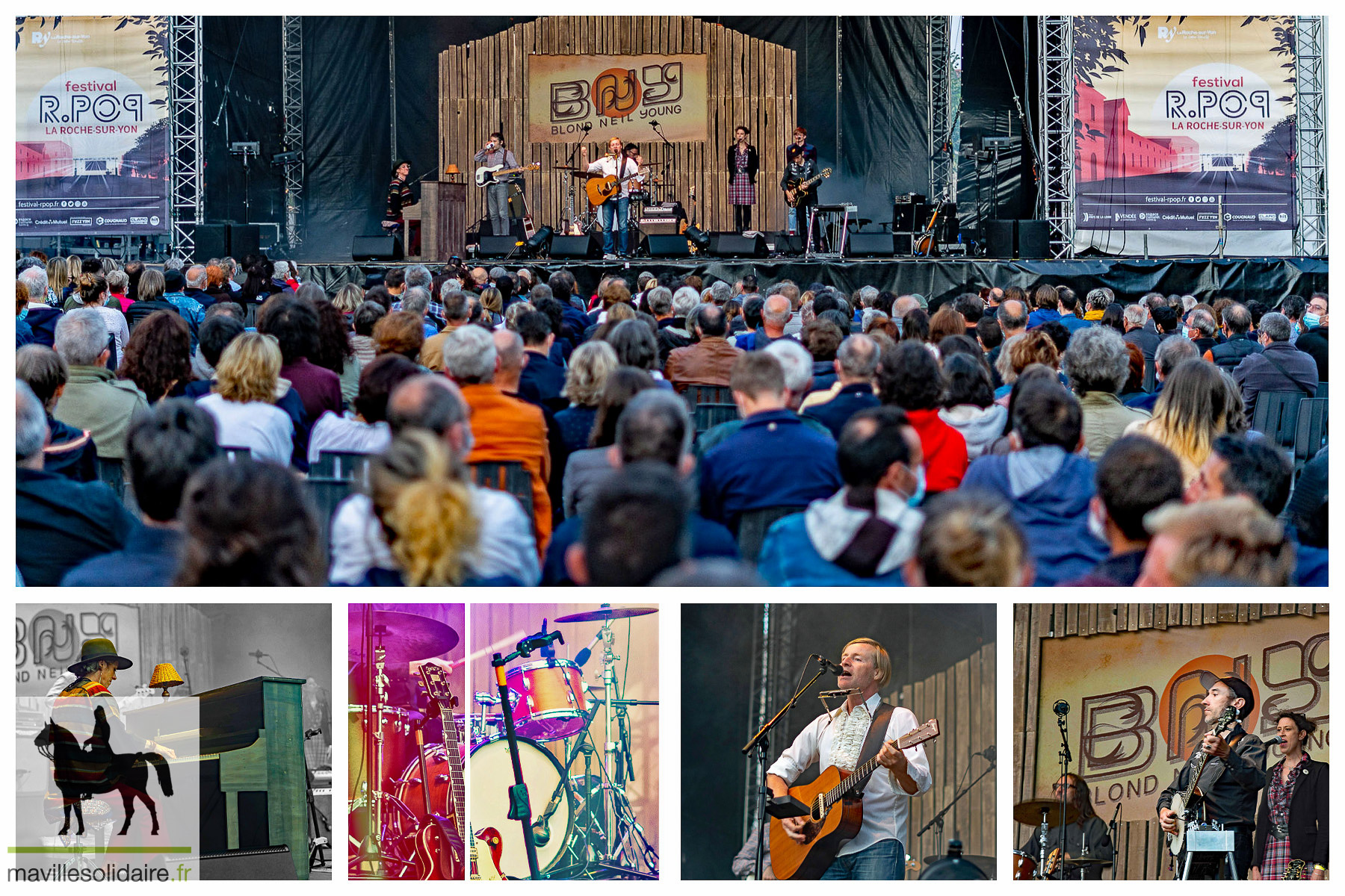 R POP BLOND NEIL YOUNG LA ROCHE SUR YON Vendée ma ville solidaire 1 8