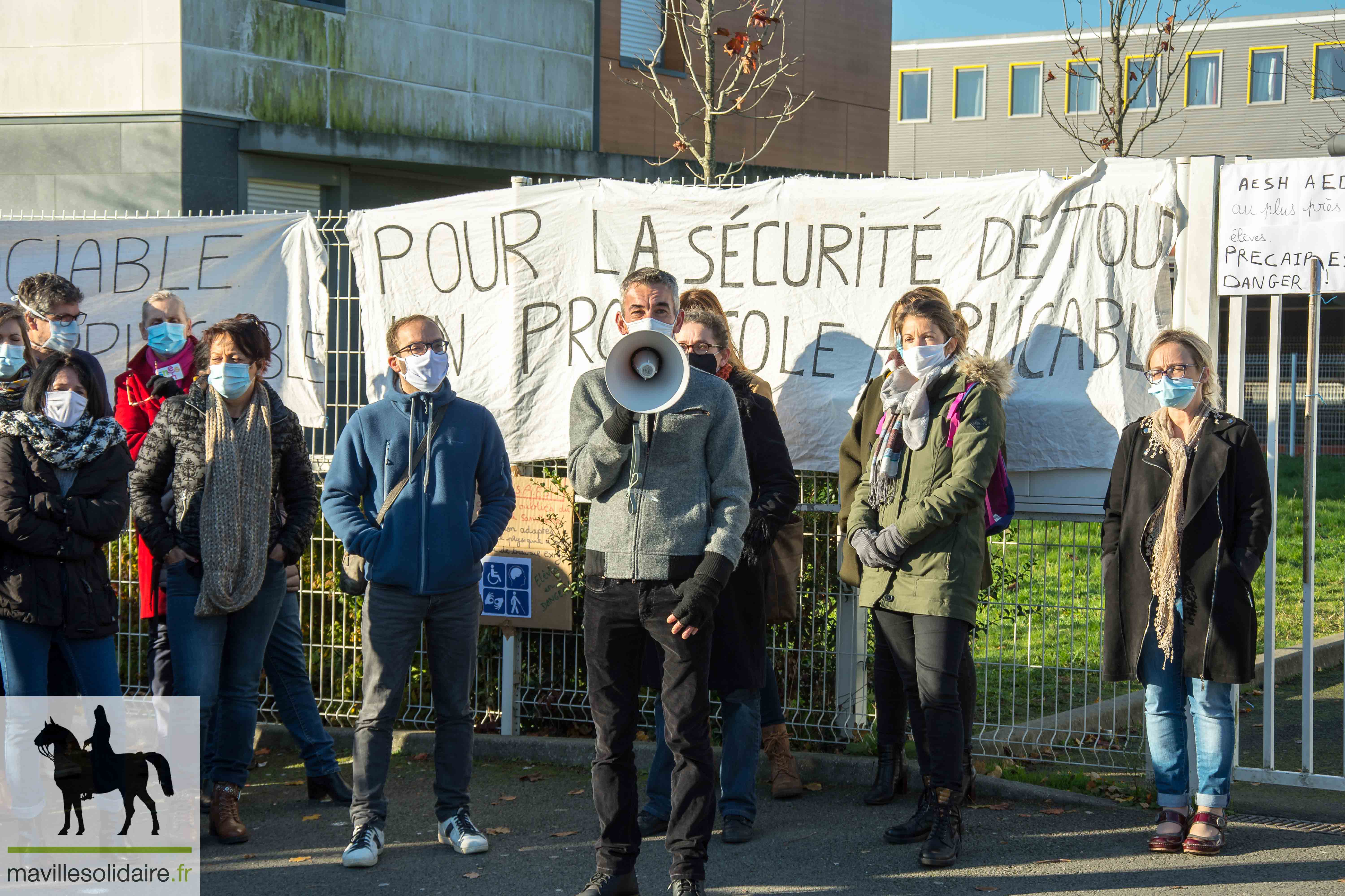 Collège Nicolas Haxo 2020 la Roche sur Yon Covid 19 3