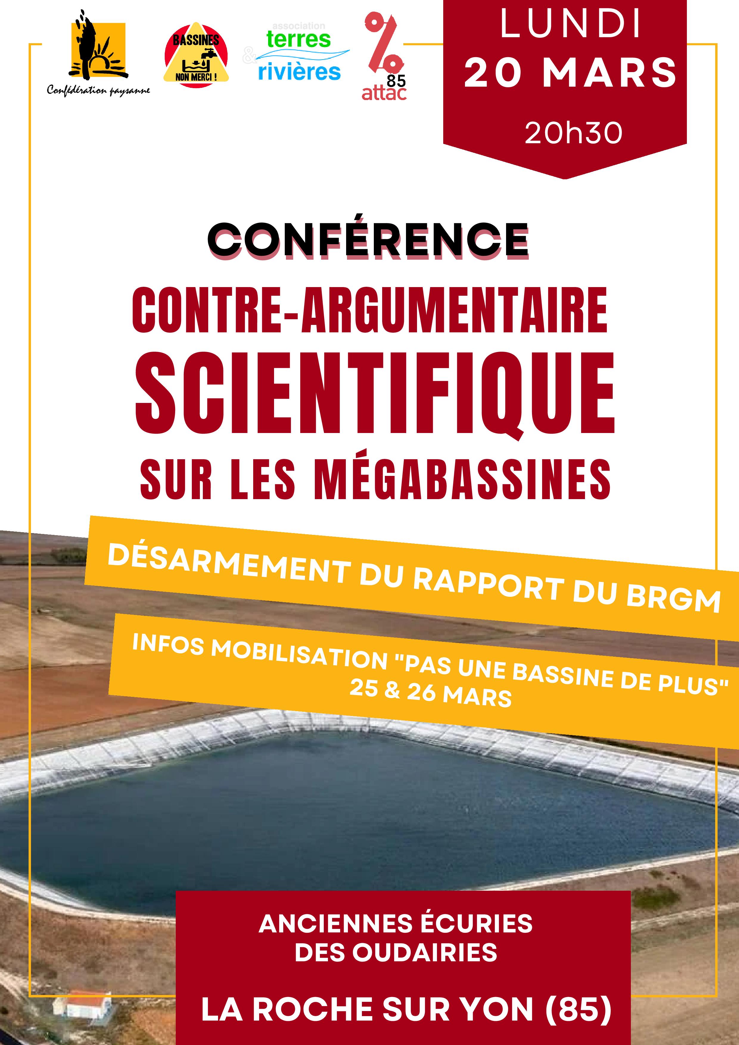 conférence débat sur les mégas-bassines