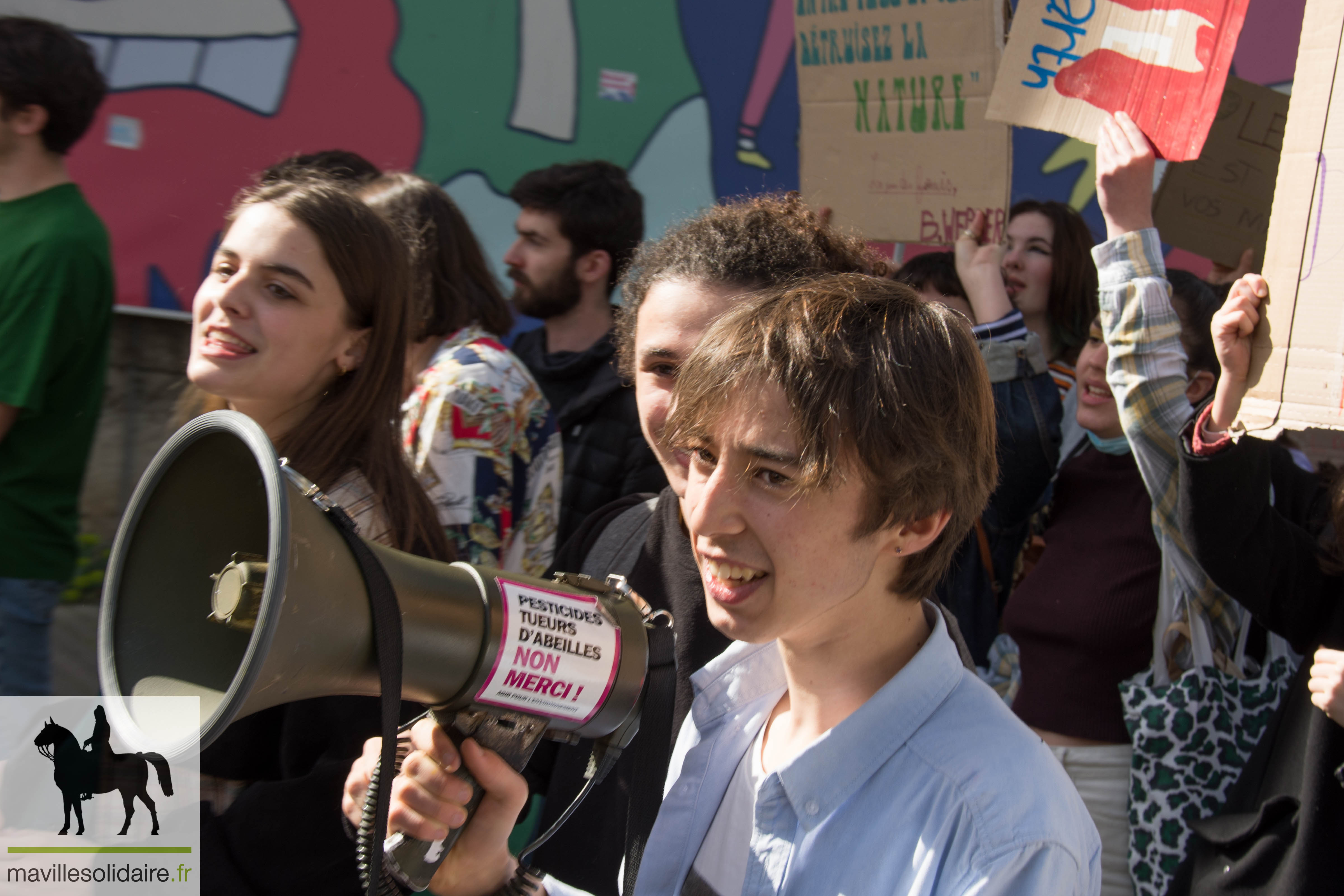 Climat 300 manifestants LA ROCHE SUR YON mavillesolidaire1 7203