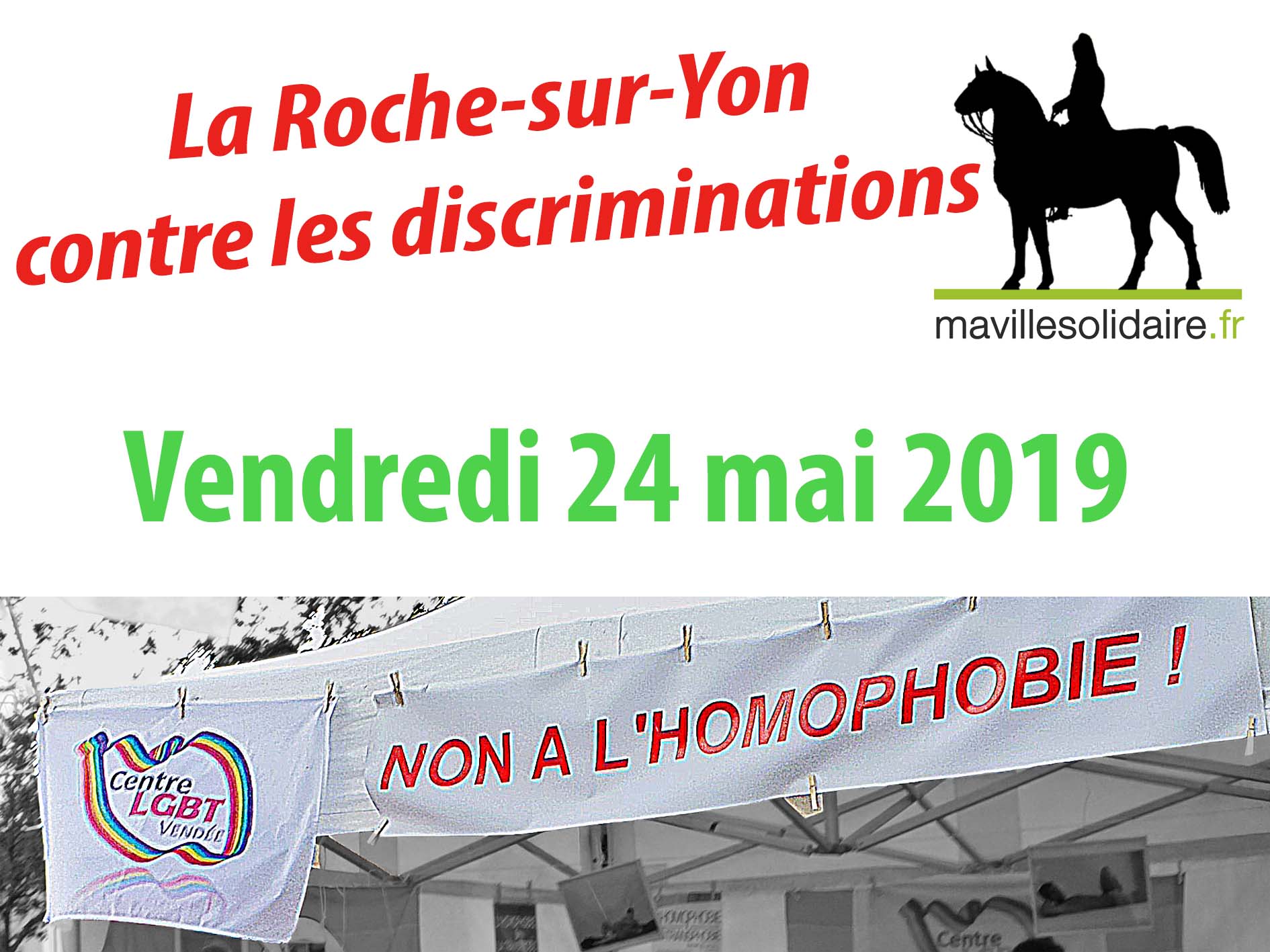 La Roche sur Yon contre les discriminations