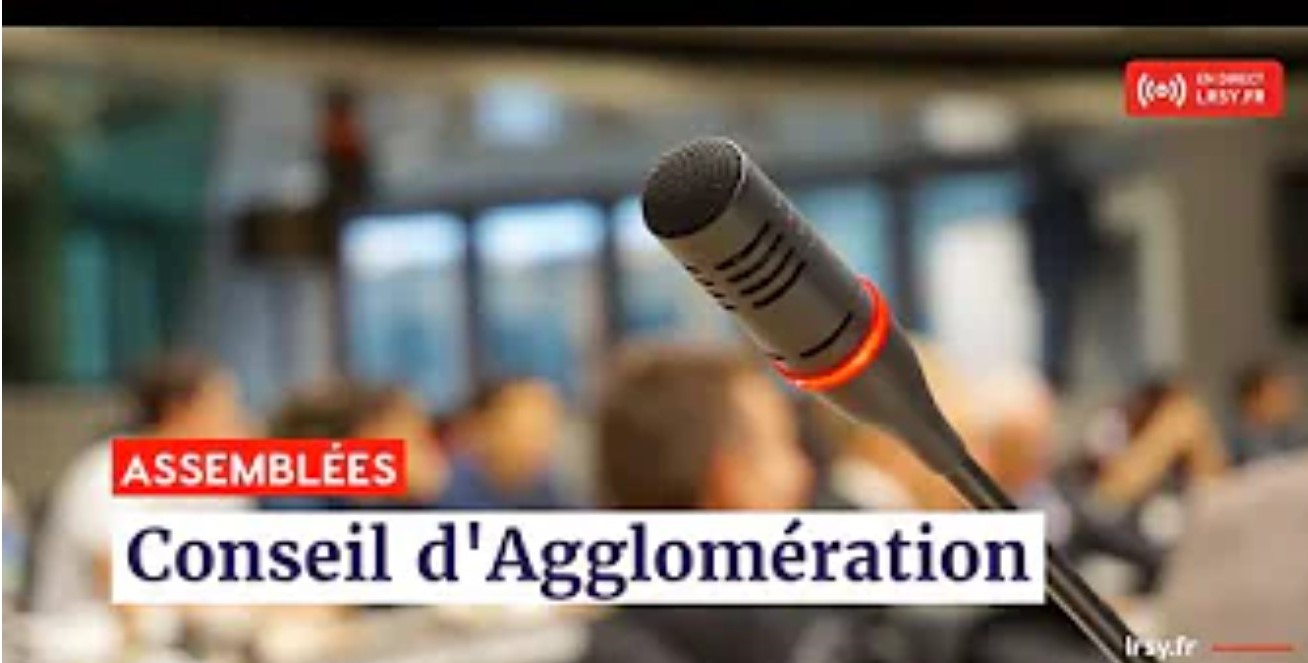 Conseil d'Agglomération en live sur Youtube