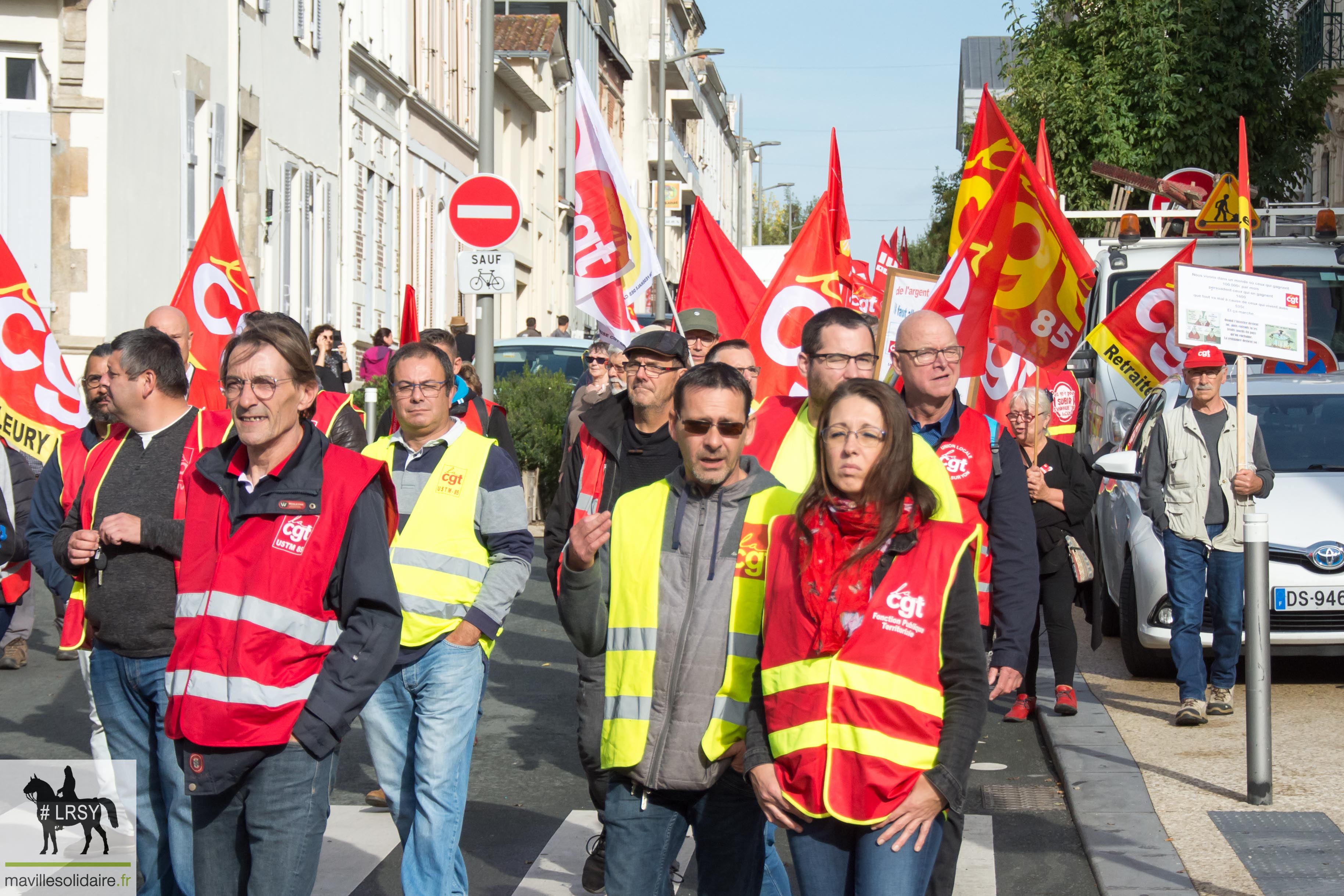 Manifestation 18 octobre 2022 LRSY mavillesolidaire.fr La Roche sur Yon 10