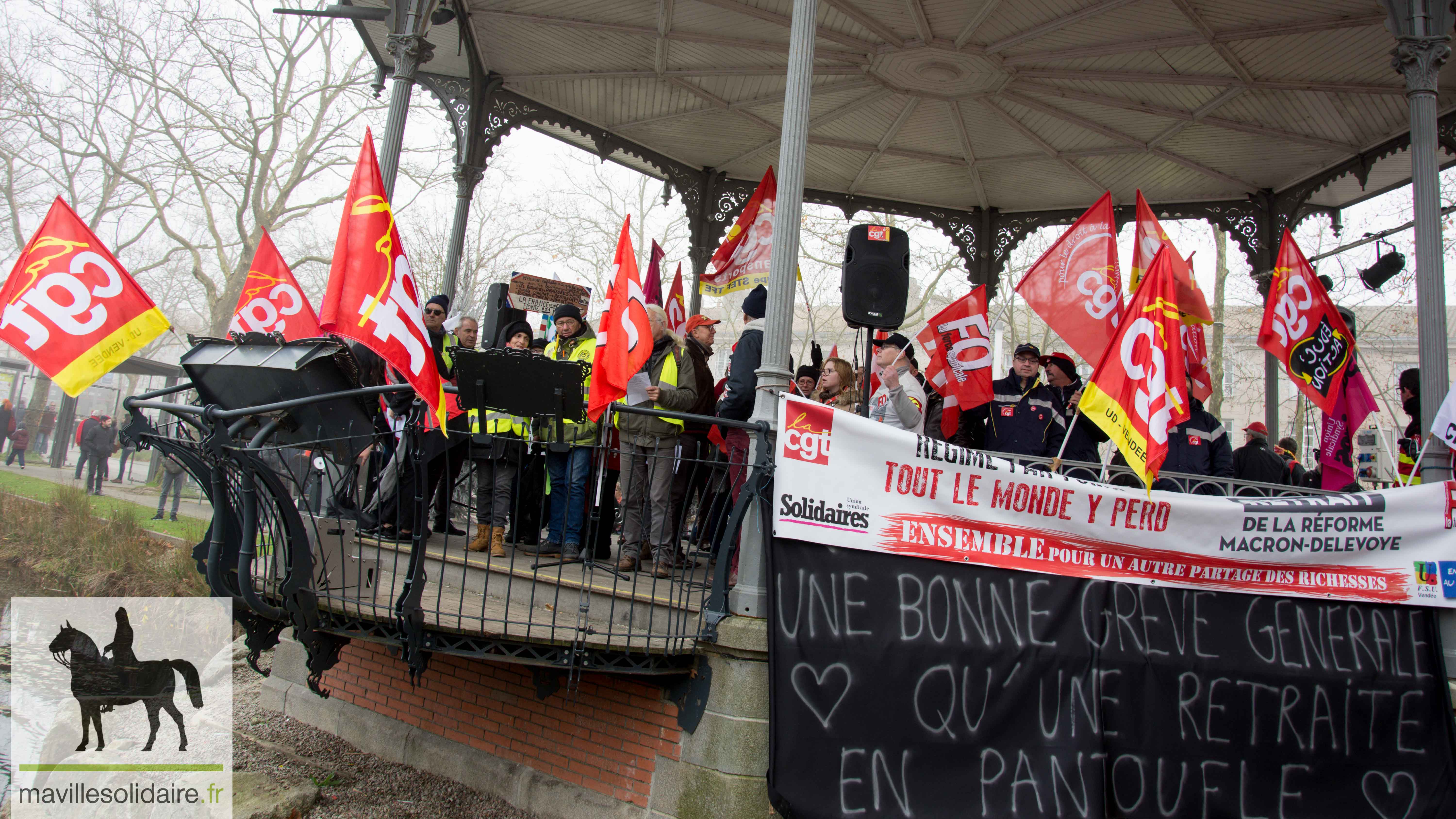 MANIFESTATION RETRAITE LA ROCHE SUR YON 10