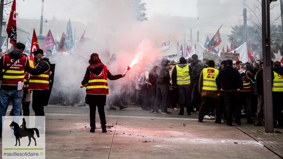 MANIFESTATION RETRAITE LA ROCHE SUR YON 10