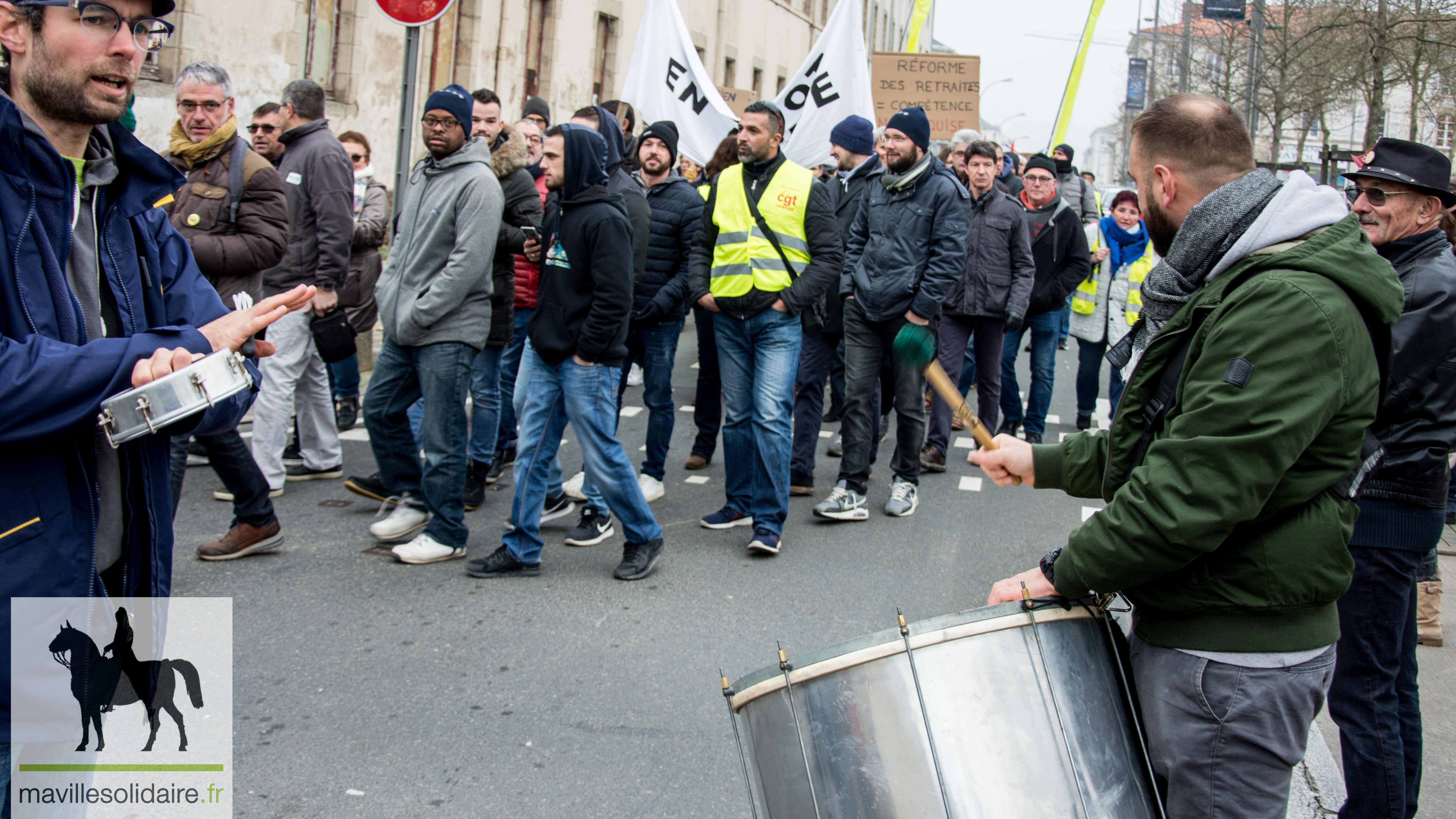 MANIFESTATION RETRAITE LA ROCHE SUR YON 10