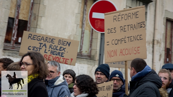 MANIFESTATION RETRAITE LA ROCHE SUR YON 10