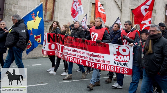 MANIFESTATION RETRAITE LA ROCHE SUR YON 10