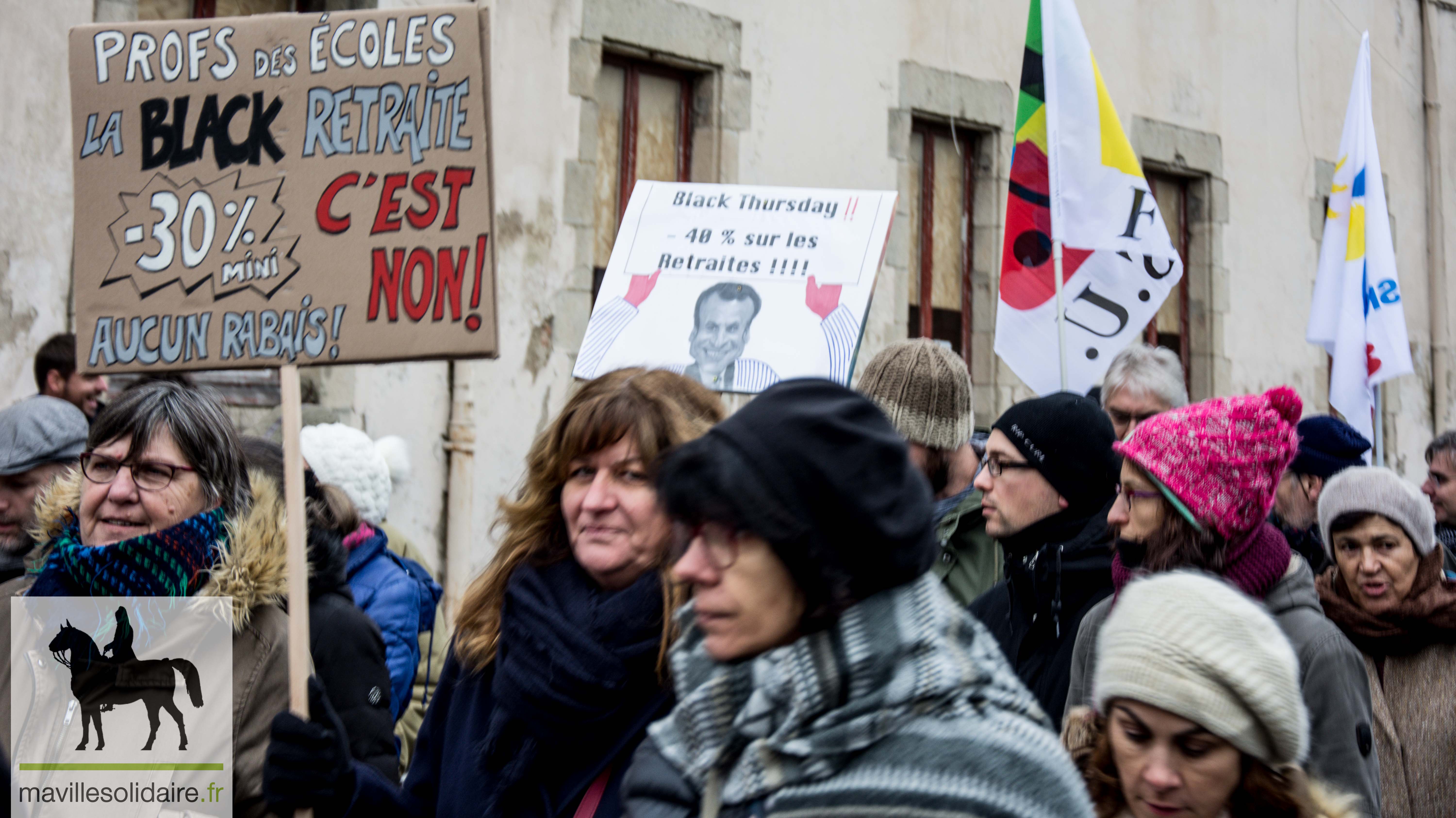 MANIFESTATION RETRAITE LA ROCHE SUR YON 10