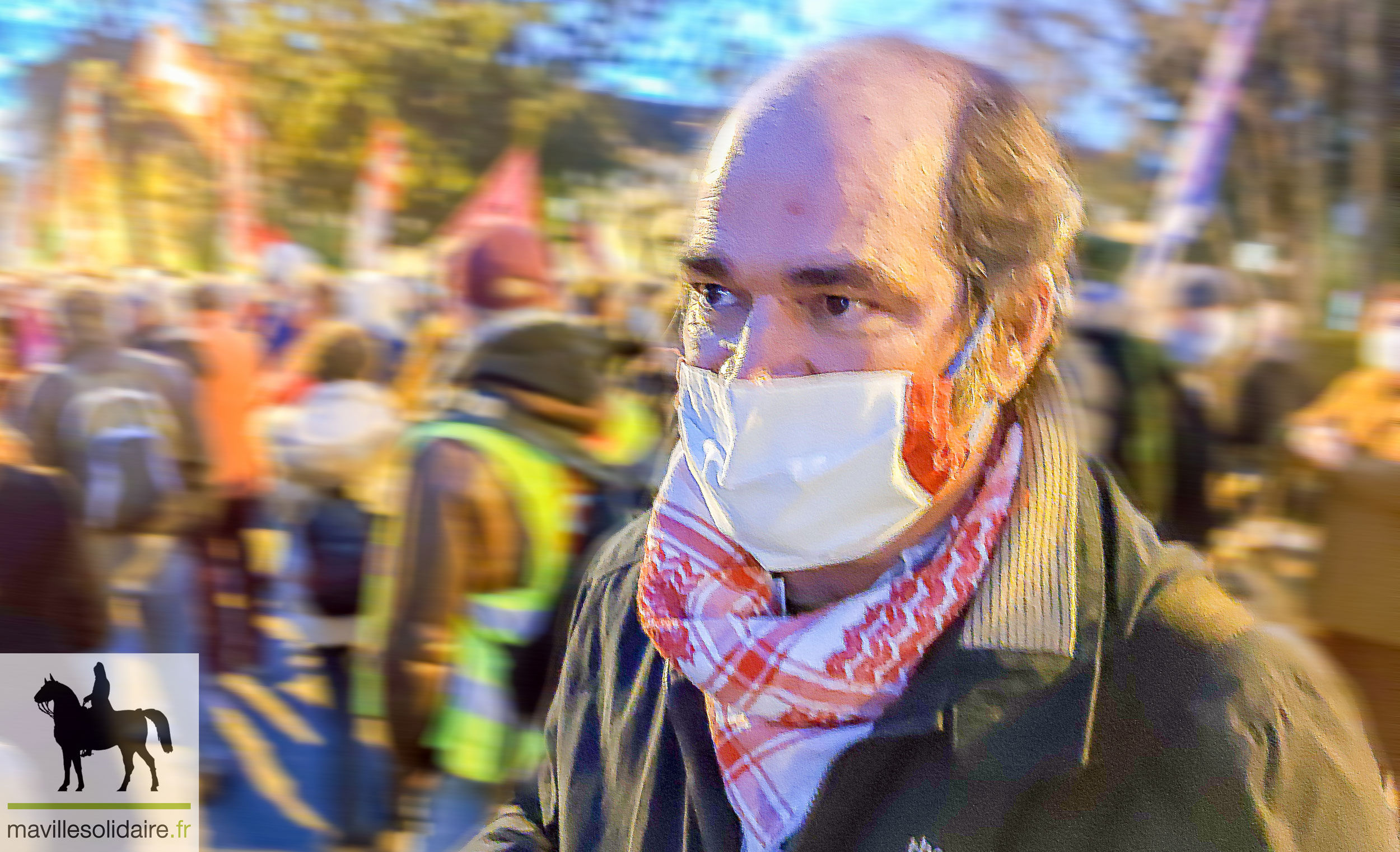 manifestation contre la loi sécurité globale la Roche sur Yon collectif plus jamais ça