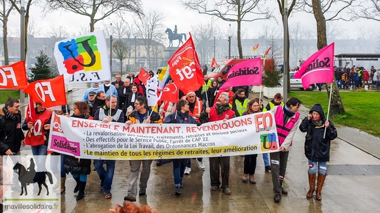 Manifestation contre la réforme des retraites LRSY 10