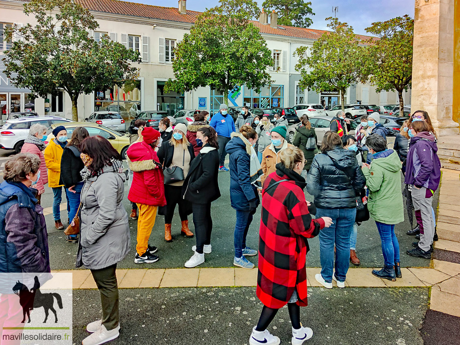 manifestation CGT fédération des services publics la Roche sur Yon agglomération 2