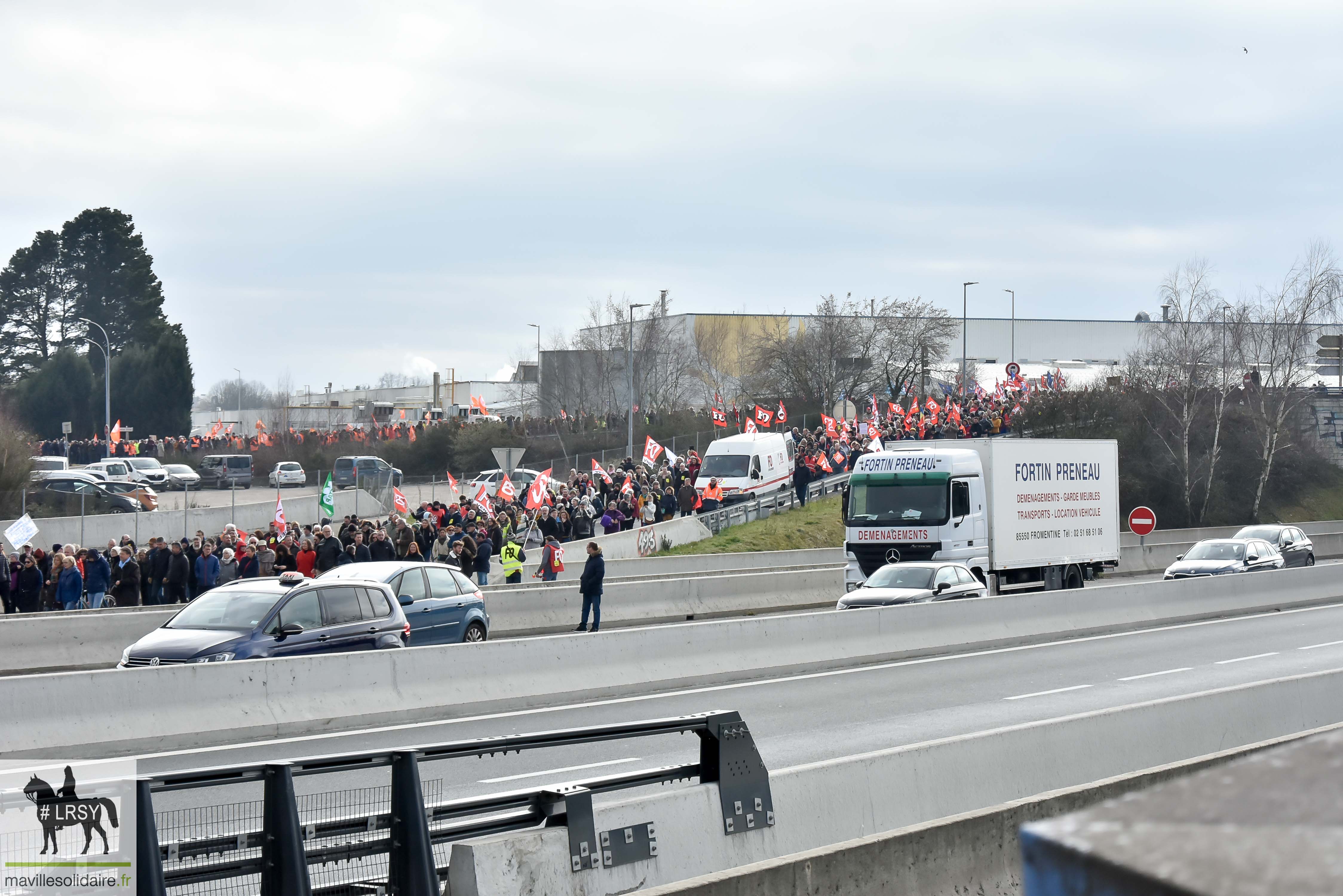 Greve du 7 mars 2023 La Roche sur yon 10