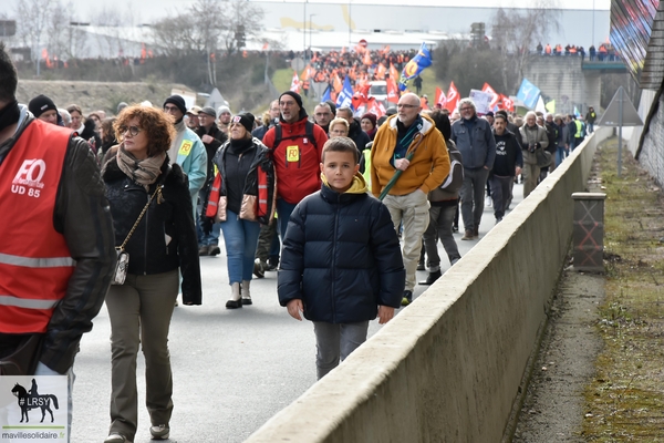 Greve du 7 mars 2023 La Roche sur yon 18