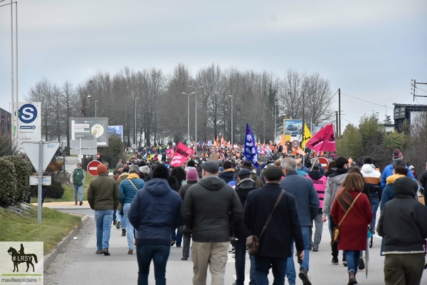 Greve du 7 mars 2023 La Roche sur yon 22