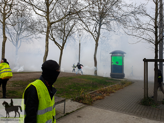  9 fev GILETS JAUNES la roche sur yon manifestation régionale 1 18