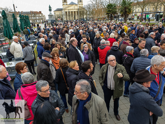 Rassemblement contre lantisémitisme la roche sur yon mardi 19 février 2019 2