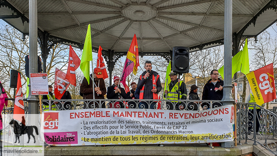 Manifestation contre les retraites 29 JANVIER 2020 LRSY 2