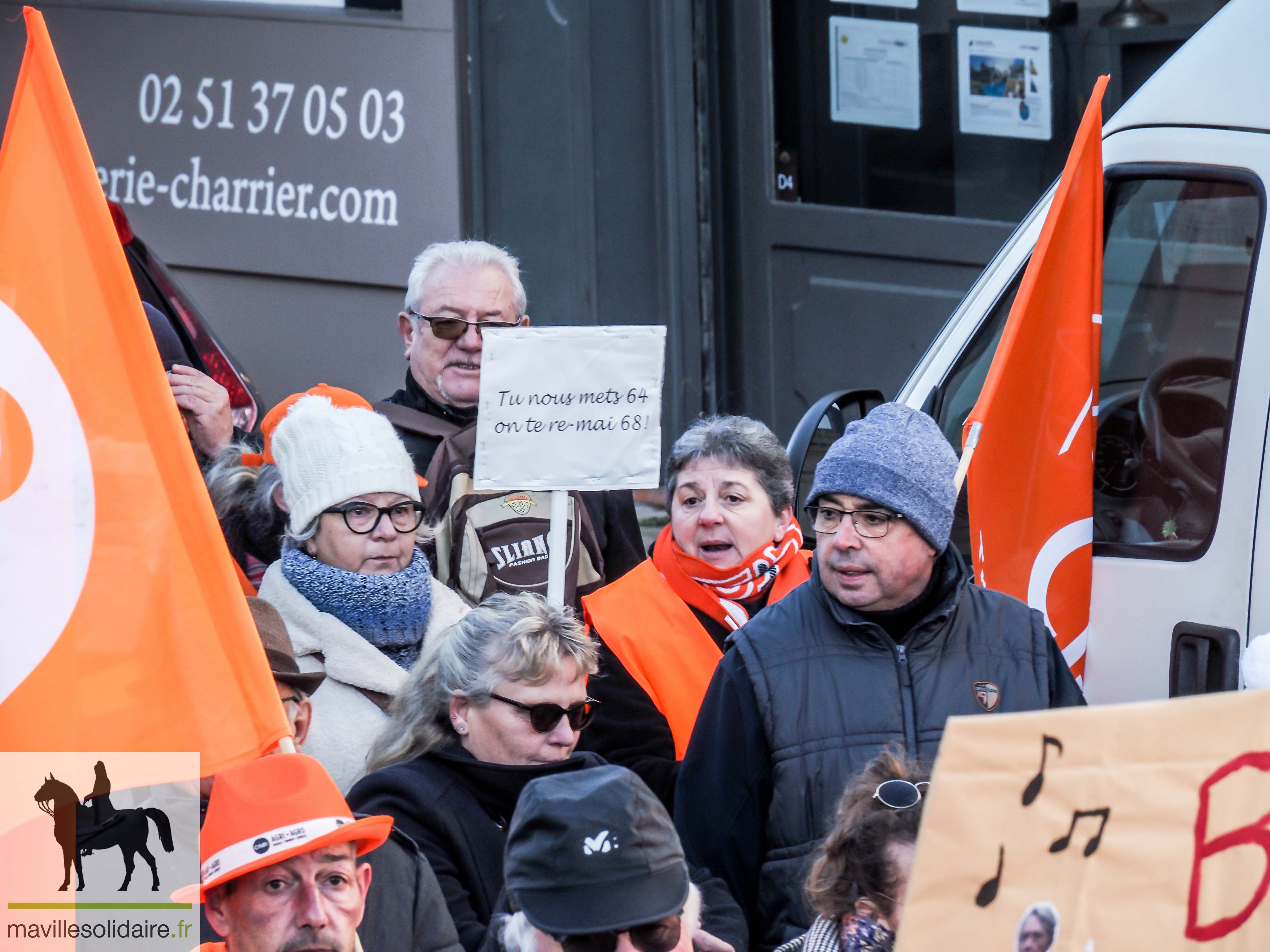 11 FEVRIER 2023 MANIF RESTRAITES LA ROCHE SUR YON mavillesolidaire.fr 1 10