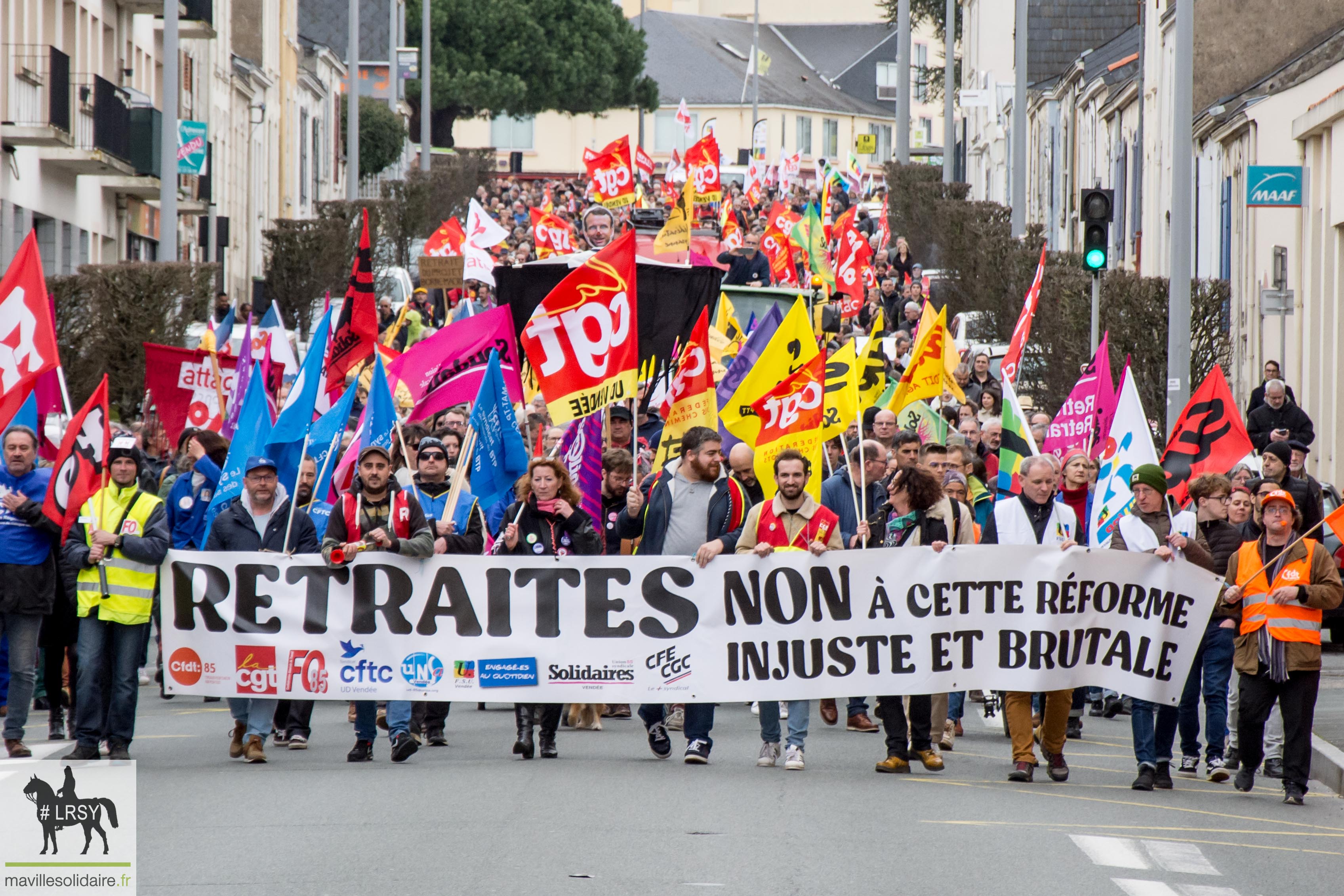 Manif retraite 15 mars 2023 La Roche sur yon 10