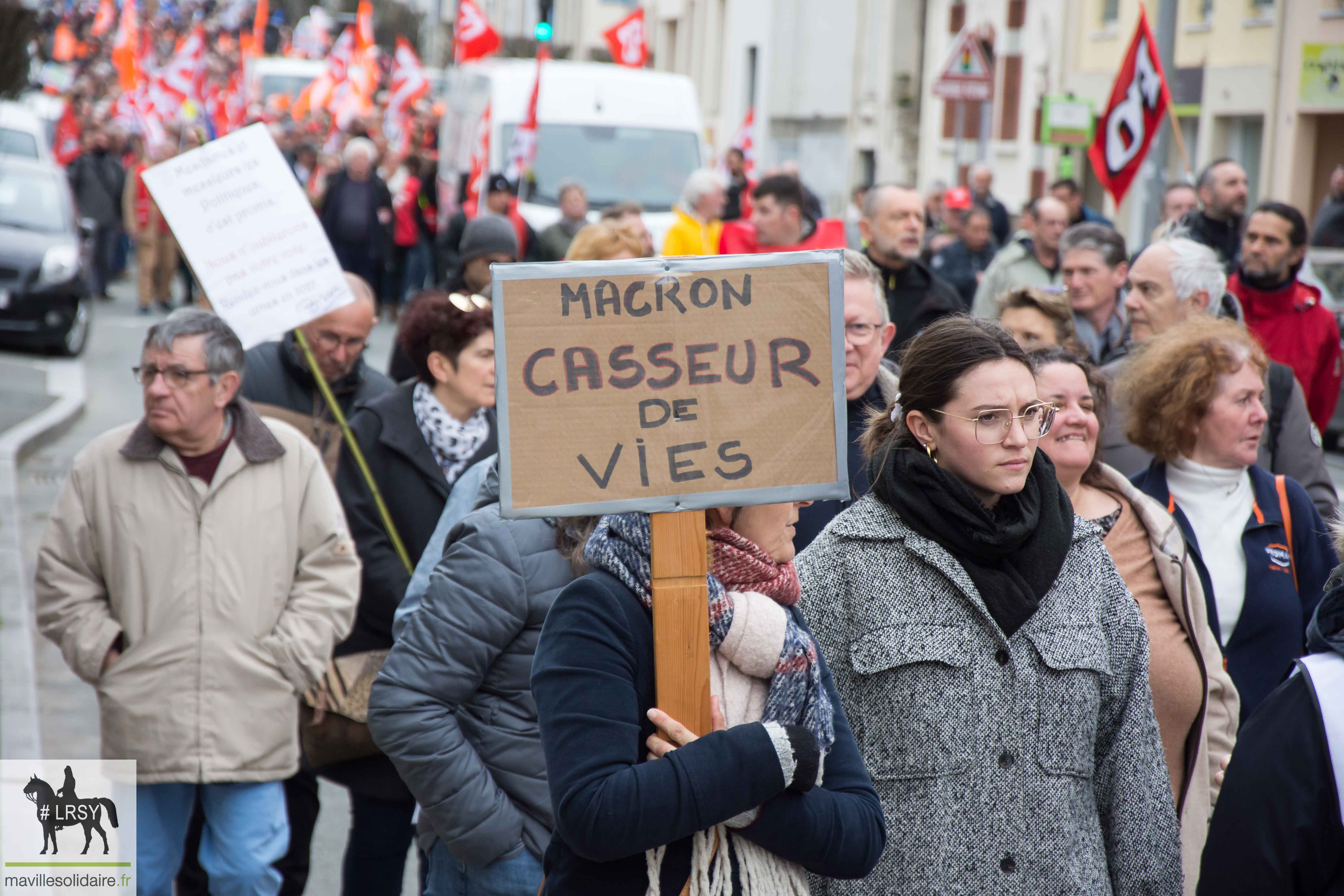 Manif retraite 15 mars 2023 La Roche sur yon 15