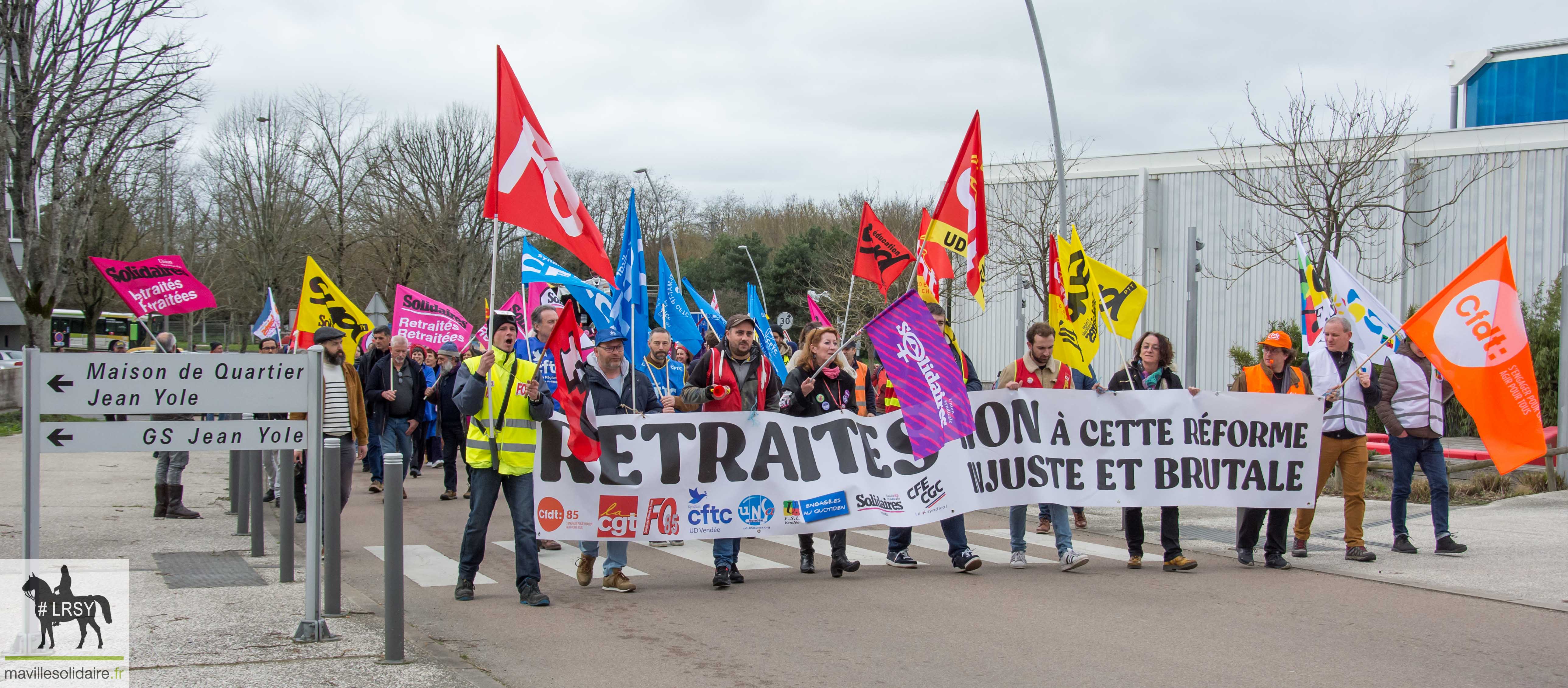 Manif retraite 15 mars 2023 La Roche sur yon 9