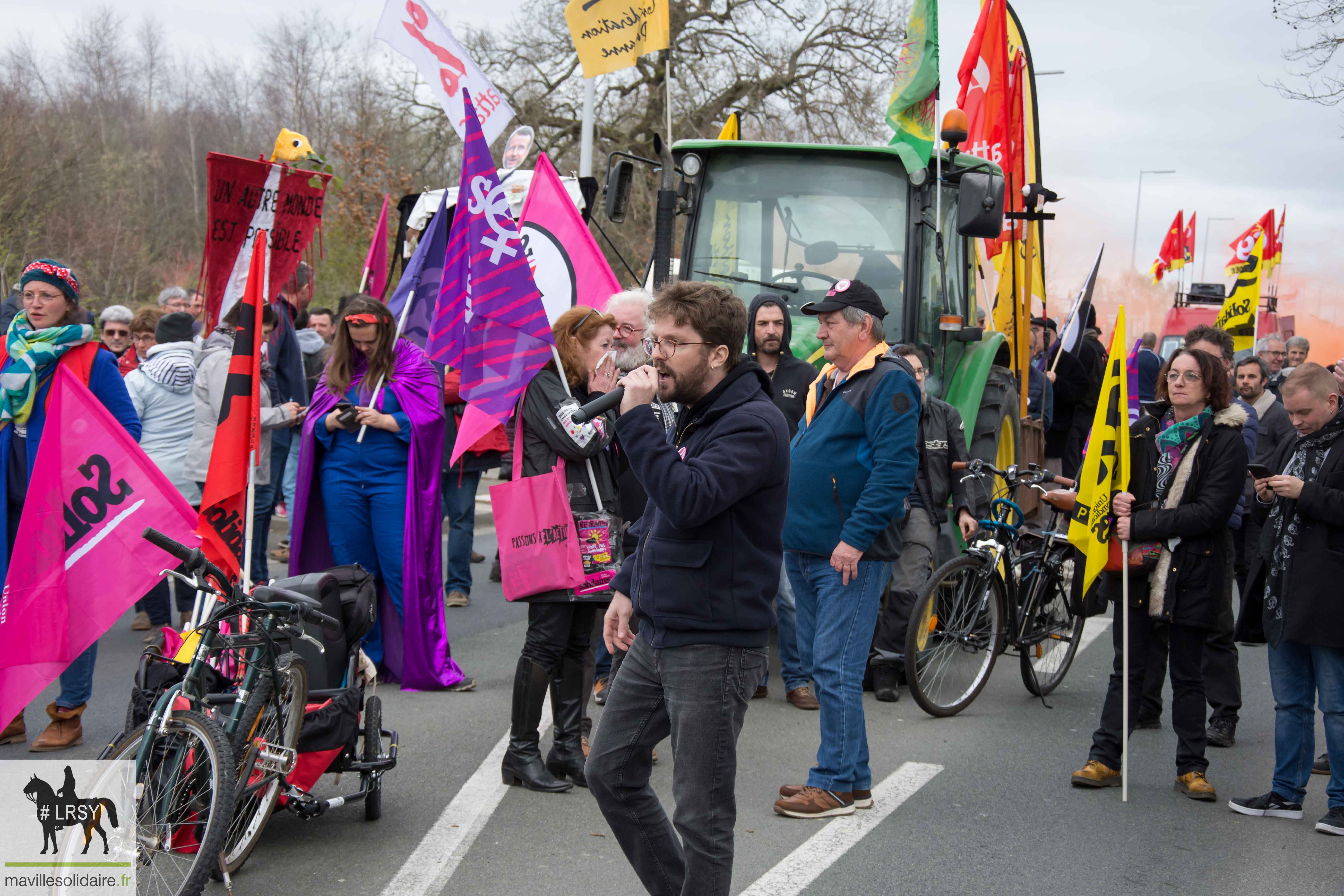 Manif retraite 15 mars 2023 La Roche sur yon